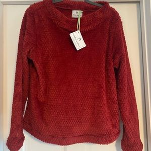 NWT Dudley Stephens Brighton Boatneck in Bubble Fleece